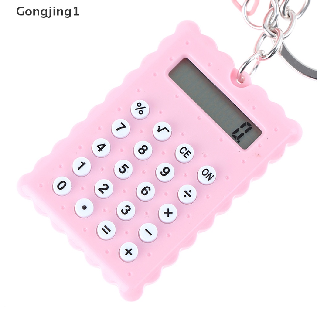 Gongjing1 Kalkulator Mini Portable Display 8 Digit Ultra Tipis Untuk Sekolah