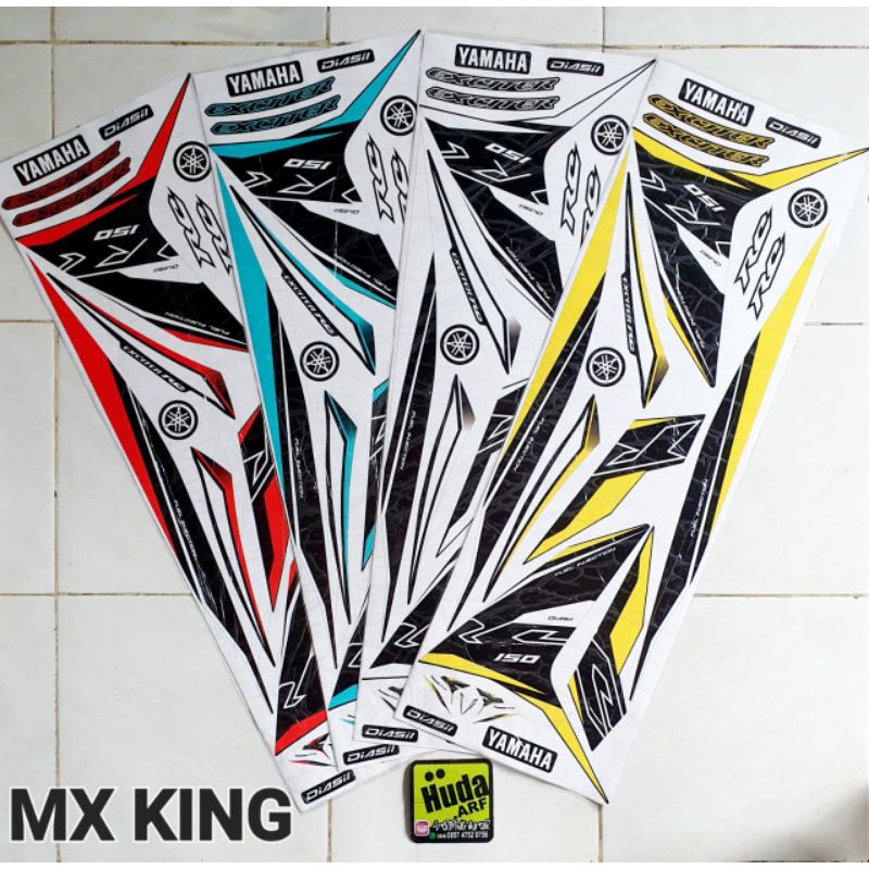 striping variasi mx king 150 lis sticker yamaha mx king