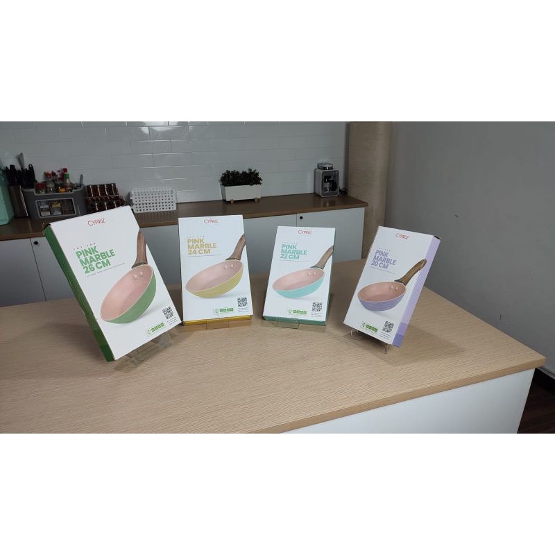 Wajan Cypruz Fry Pan Marble Color Series Penggorengan