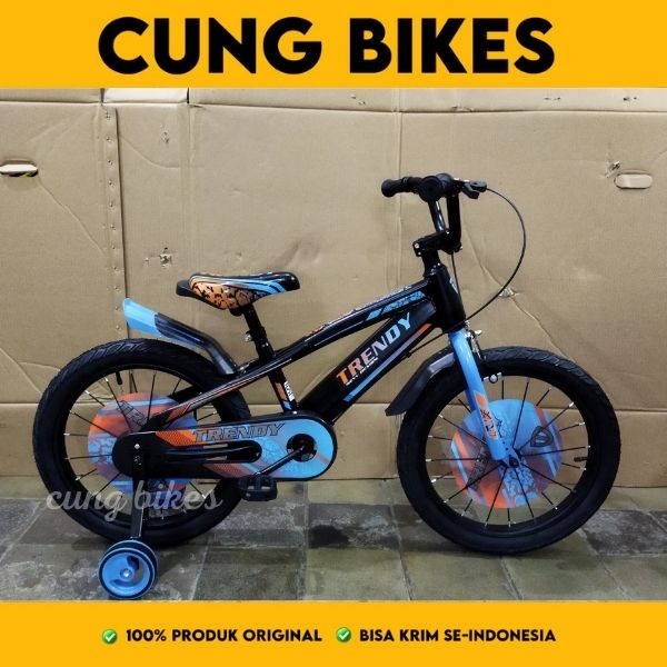 SEPEDA ANAK BMX TRENDY 18&quot; BAN 2.5 dan JUMBO 3.0