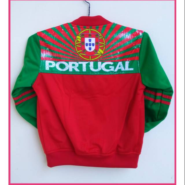 Jaket Olahraga Anak / Jaket Bola Anak / Jaket Anak corak PORTUGAL