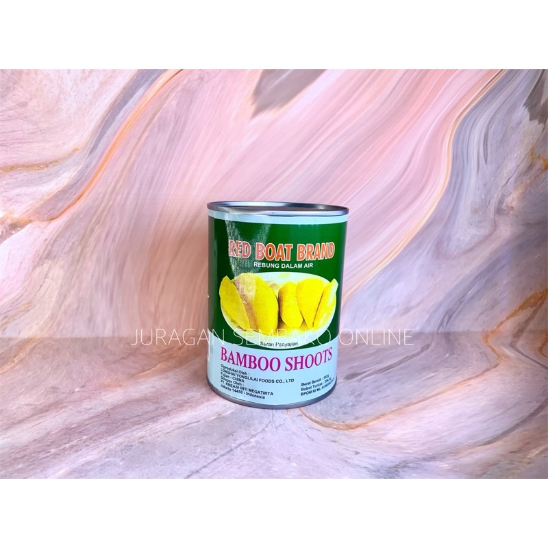 Red Boat Brand Bamboo Shoots 552 gr / rebung dalam larutan kaleng / sayuran kaleng