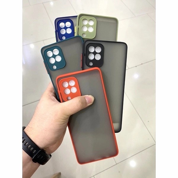 Soft Case Samsung Galaxy M12 / A12, M22 / A22 4G, M32, M62 Soft Case My Choice Aero Color Button Matte