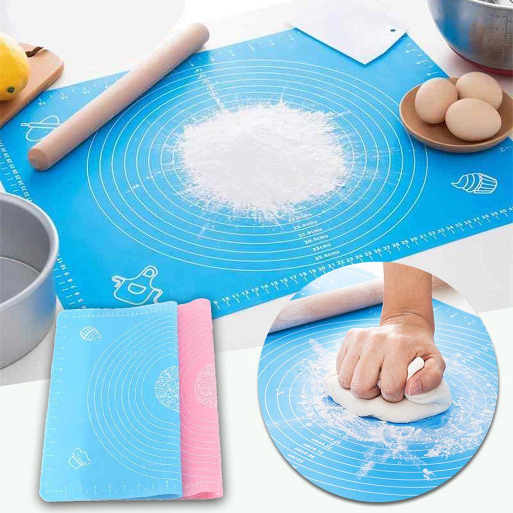 [Elegan] Baking Mat Tahan Suhu Tinggi 26*29cm Tepung Masak Rolling Silicone Penebalan Pastry Rolling Mat