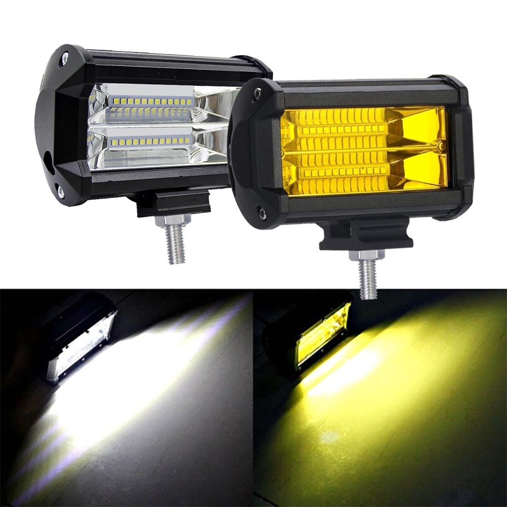 LAMPU TEMBAK CWL 72W CREE LED BAR 72Watt 24 MATA MOBIL MOTOR