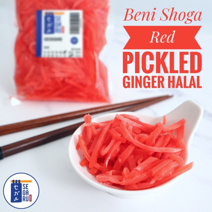 

SAUS-DRESSING- BENISHOGA ACAR JAHE JEPANG - BENI SHOGA HALAL -SAUS-DRESSING.