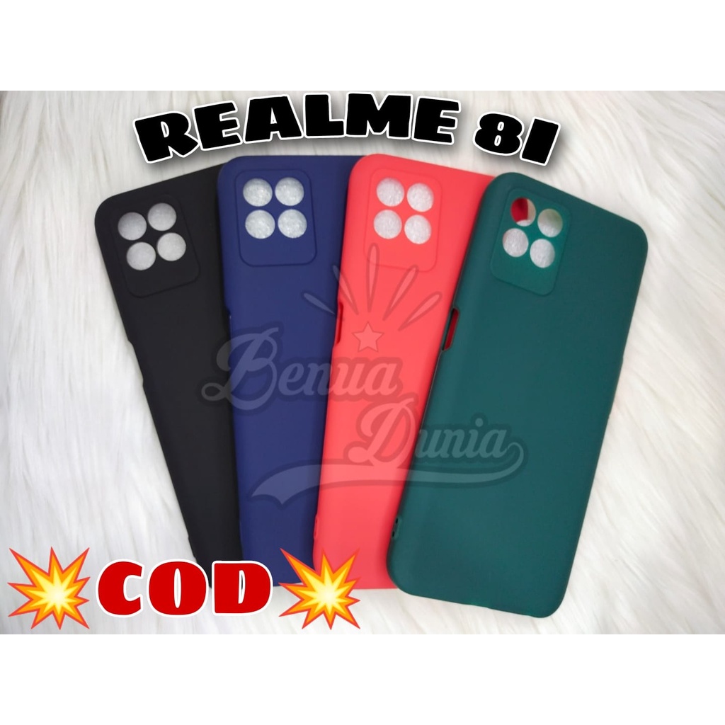 CASE MACARON REALME 5 PRO -REALME 8I // SOFTCASE MACARON PROTECTION PELINDUNG KAMERA - BD