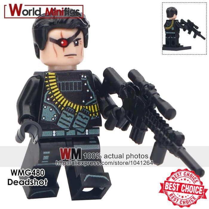 Neeewww Minifigure Deadshot 8120 Mister Terrific Taskmaster Catwoman punisher