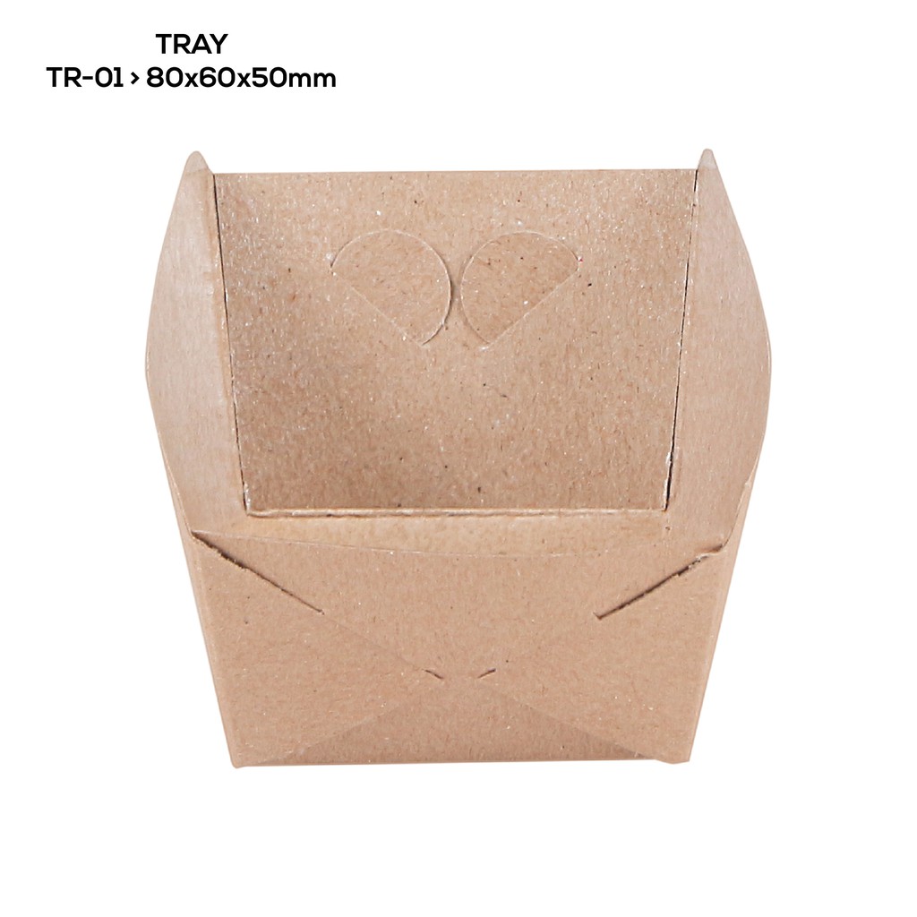 Food Tray Paper Food Tray Dine In (TR1K2-Laminasi)