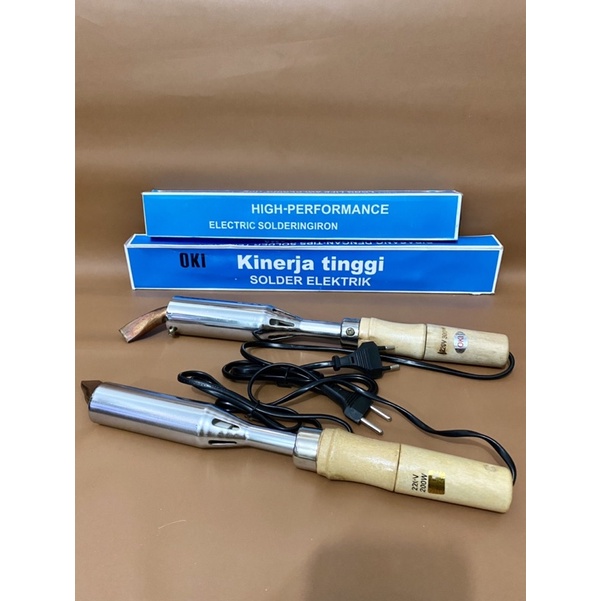 Solder Patri Gagang Kayu / Electric Soldering Iron /Solder Patri 100 watt 150 watt 200 watt 300 watt