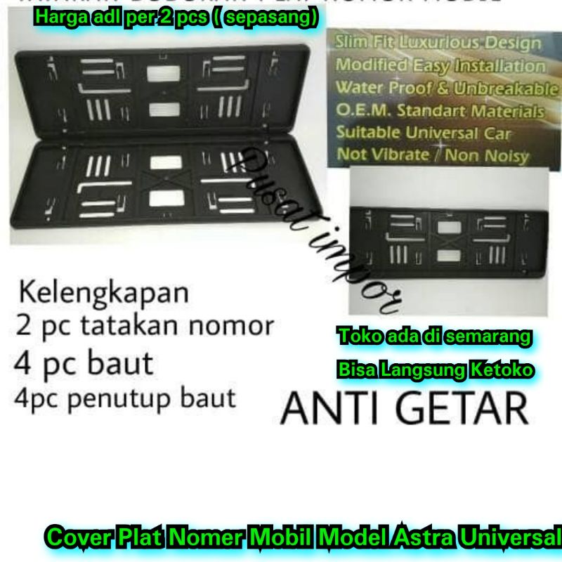 Cover plat nomor mobil Dudukan plat mobil Cover plat mobil Model Astra