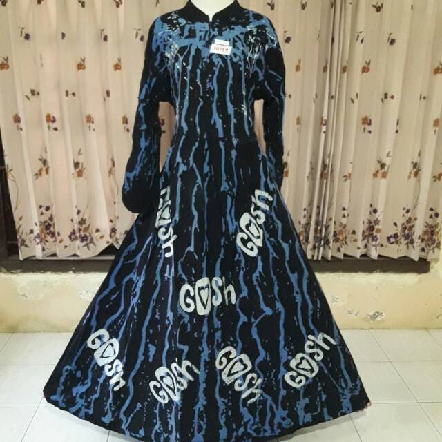 Gamis twill ori size XL abstrak
