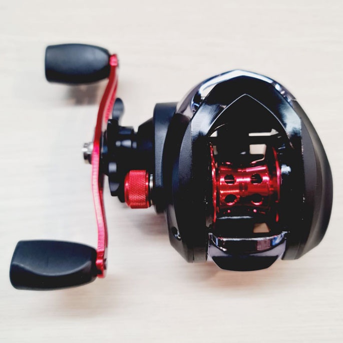 REELSKING GLE201 Reel Pancing Baitcasting 11+1 Ball Bearing 6.3:1 Left Hand - Black