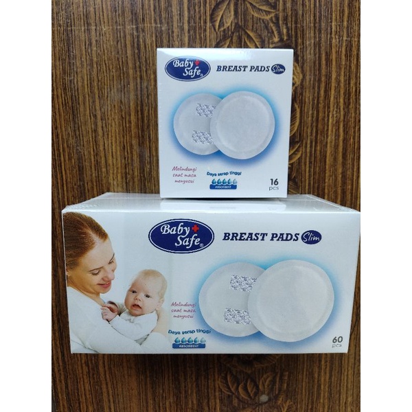 BABY SAFE Breast Pads Breastpads tebal dan slim 36 56 60