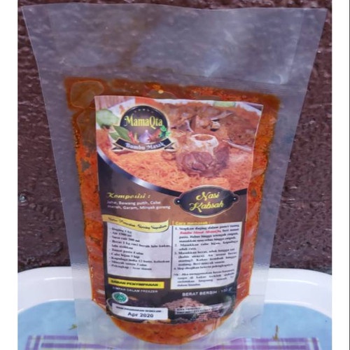 

Bumbu Nasi Kabsah Kapsah Mamaqta seperti kebuli Bumbu Basah 150gr untuk 1 kg beras No MSG
