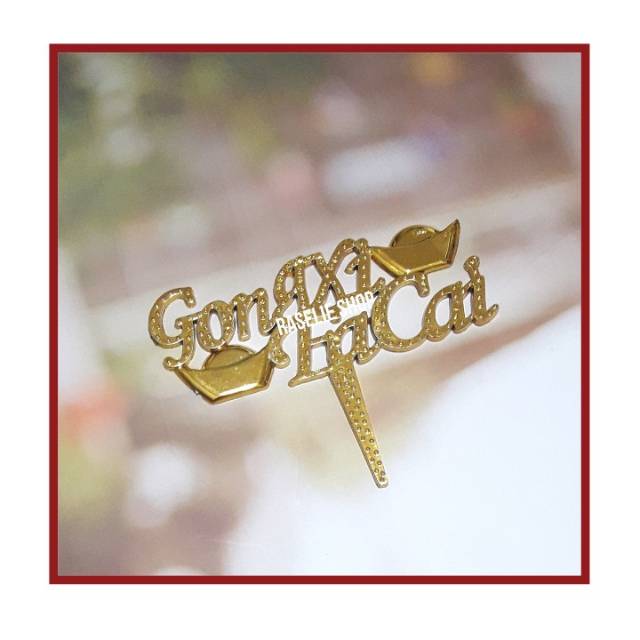 Toko Grosir Topper Cake Tulisan Gong Xi Fa Cai Gold Chinese New Year Imlek Model Tusuk aKrj8LSx1Xjoz