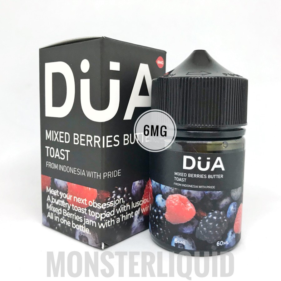 DUA MIXED BERRIES BUTTER TOAST BY INDOBREW 6MG 60ML