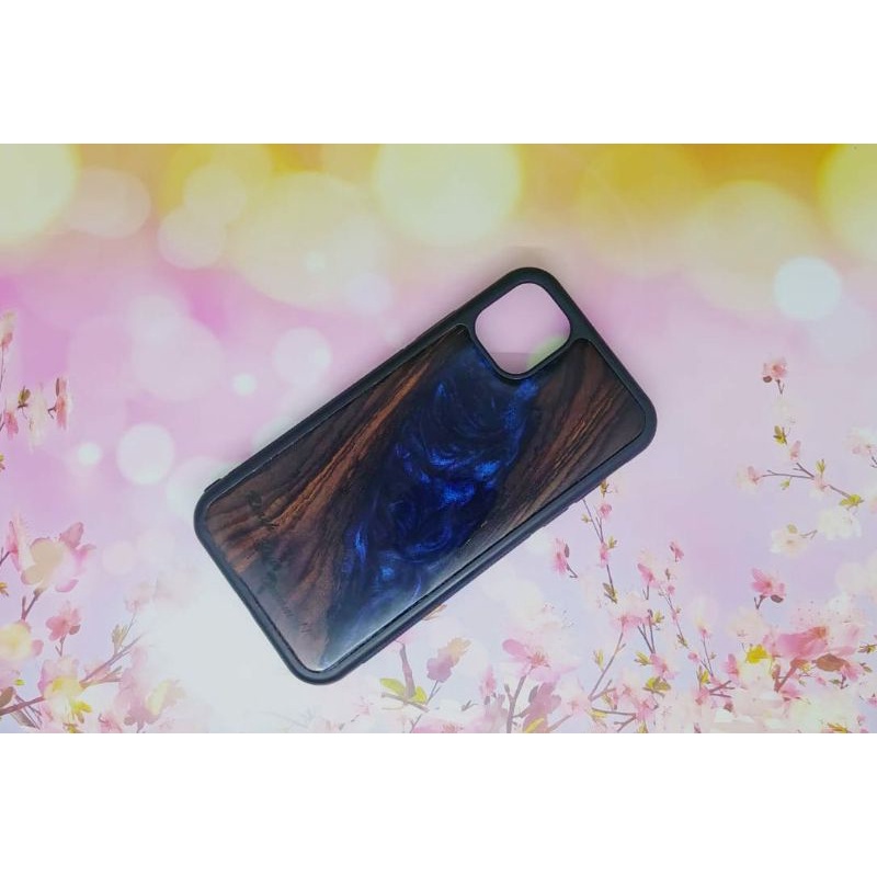case iphone/softcase kayu resin / case wood and resin