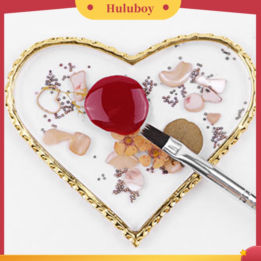 Huluboy Huluboy♡ Palet Cat Kuku Bahan Resin Warna Emas Untuk Nail Art