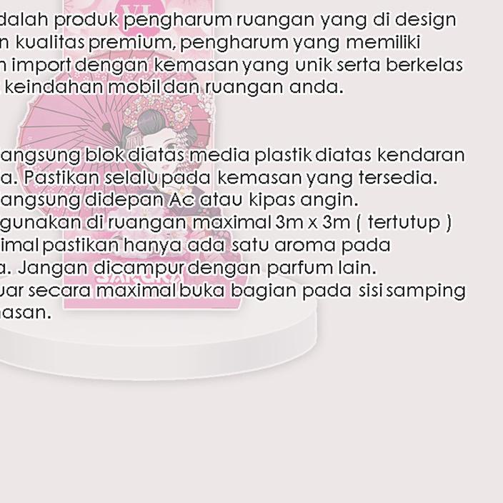 ❆ Parfum Mobil VL Scent Sakura ℮