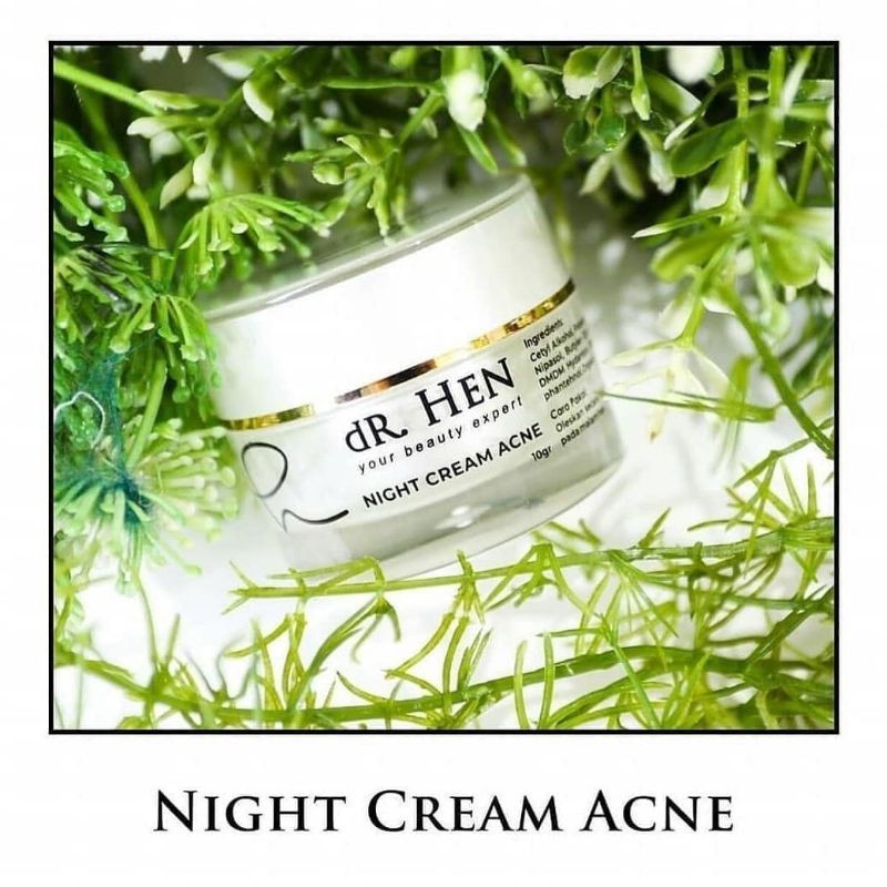 dr.hen skincare nightcream acne