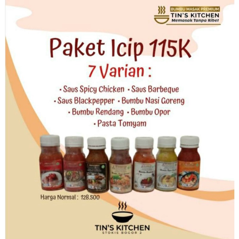 

Bumbu Masak Tin's Kitchen Paket Icip