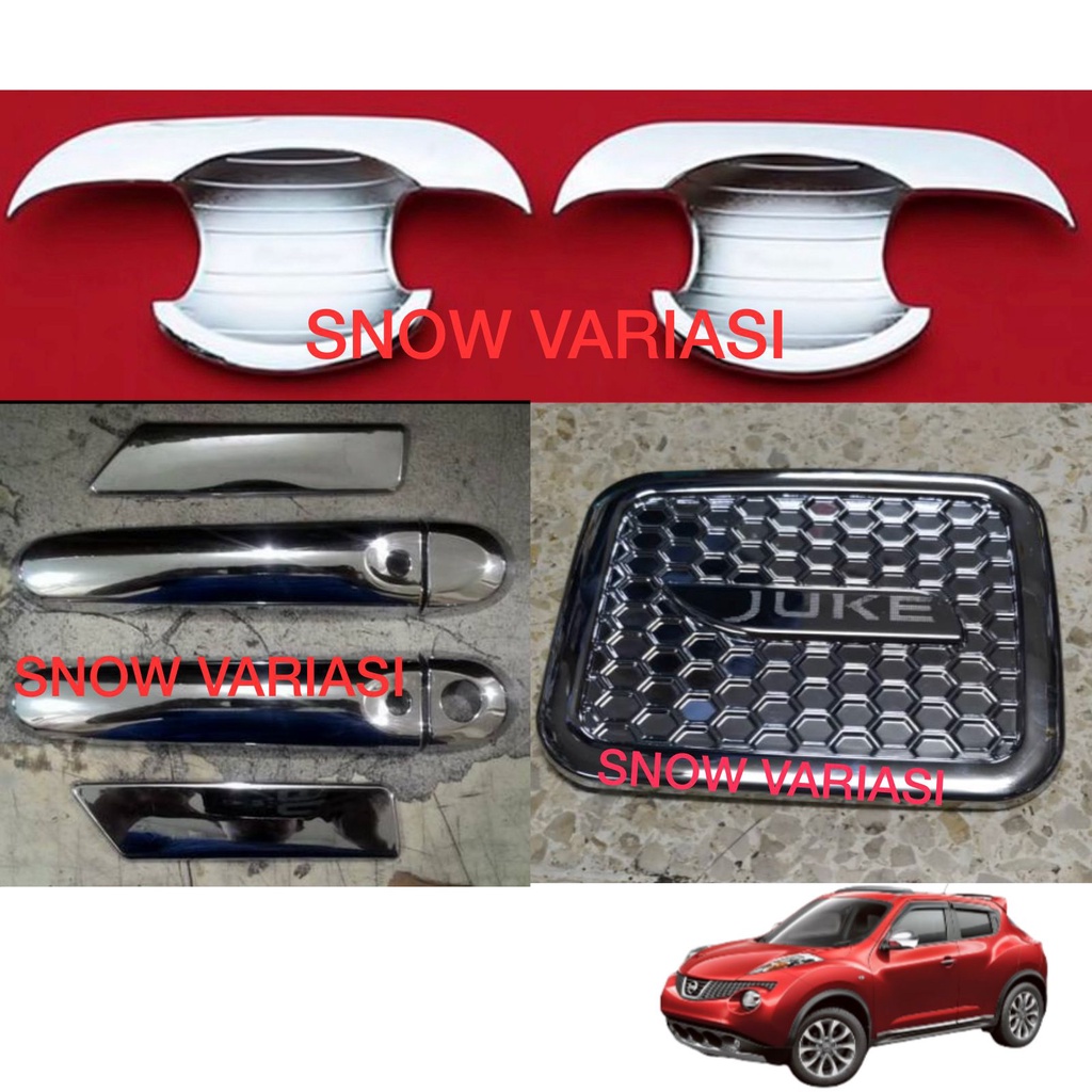 Paket Outer Handle Tank Cover Nissan Juke Cover Chrome JSL