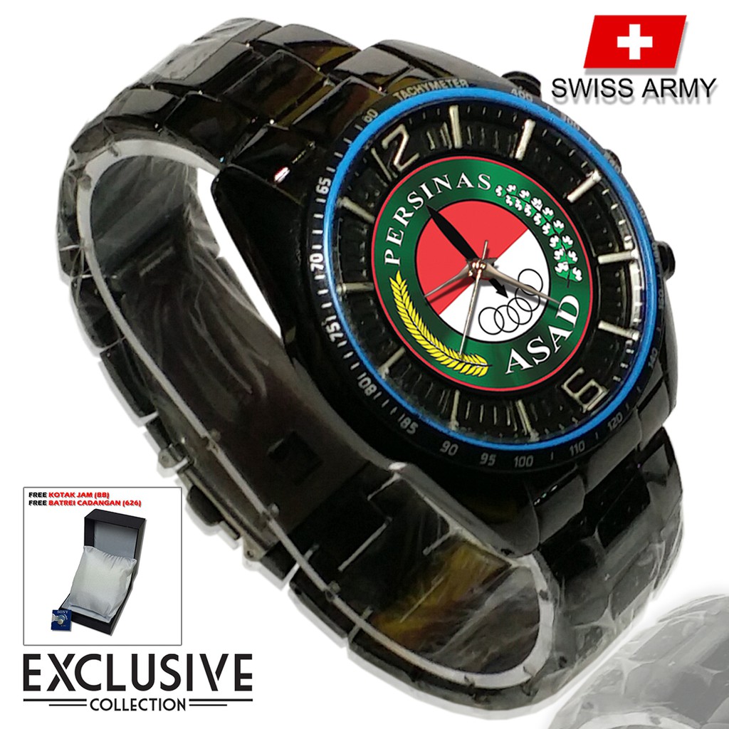 (Istimewa Bossque) Jam PERSINAS - ASAD Rantai Sport (Elegan)