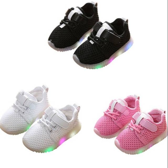 Sepatu Lampu LED Bayi Anak Sneaker Import S09