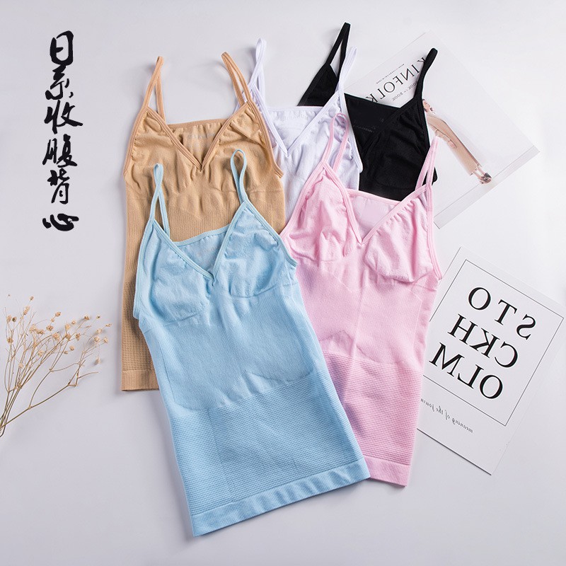 ❀ Chingu ❀ PW007 COD Baju Slimming Camisole Pakaian Dalam Wanita Tank Top  Murah