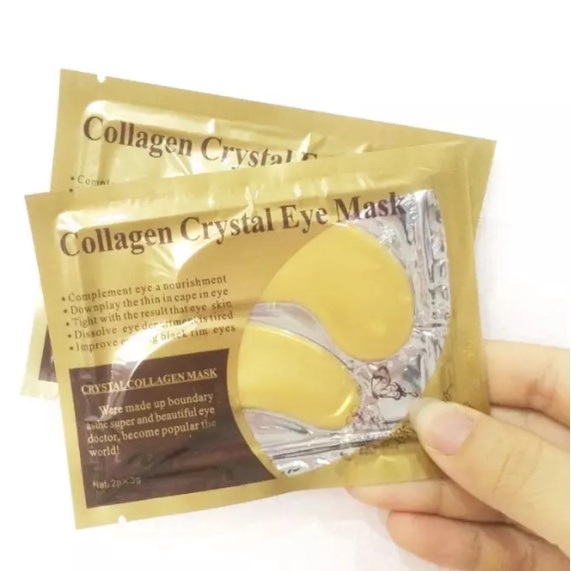 TERMURAH - 20 Pcs !!! Masker Mata Collagen Crystal Eye Mask ORIGINAL / Masker Mata Gold Collagen Emas / Masker Mata Panda Kantung / Masker Mata Untuk Tidur / Eye Patch Mask Masker Organik Anti Kerut Melembabkan Skincare Masker Wajah ORIGINAL