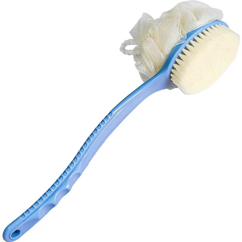 [ASS] Sikat Mandi Dua Sisi Lembut Dengan Gagang Panjang