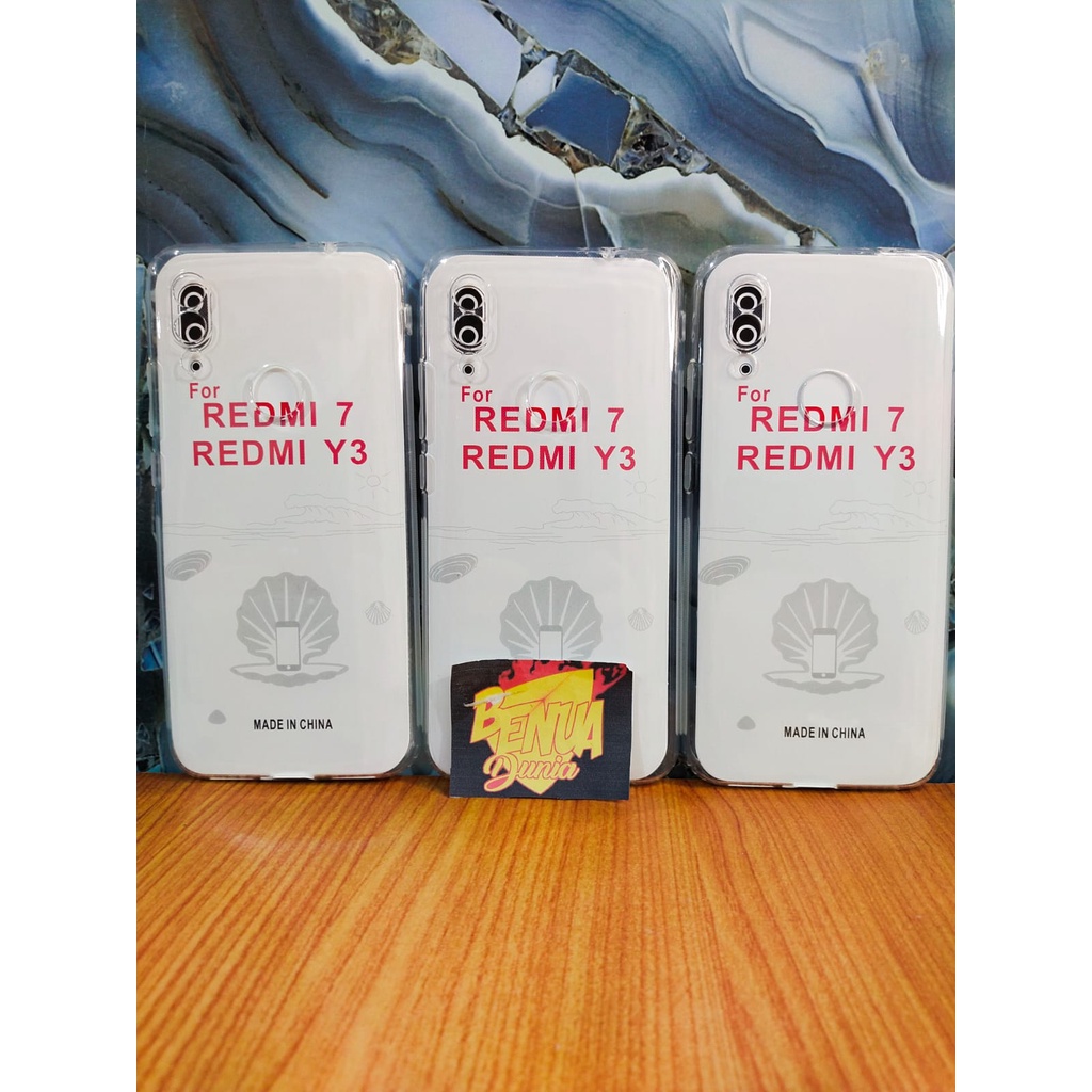 CASE XIAOMI MI 9 ,REDMI 10 2021 ,REDMI 7 SOFCASE CLEAR HD PREMIUM - BENUA DUNIA