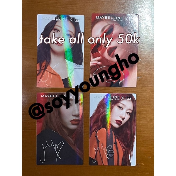 TAKE ALL ONLY Itzy maybelline pc