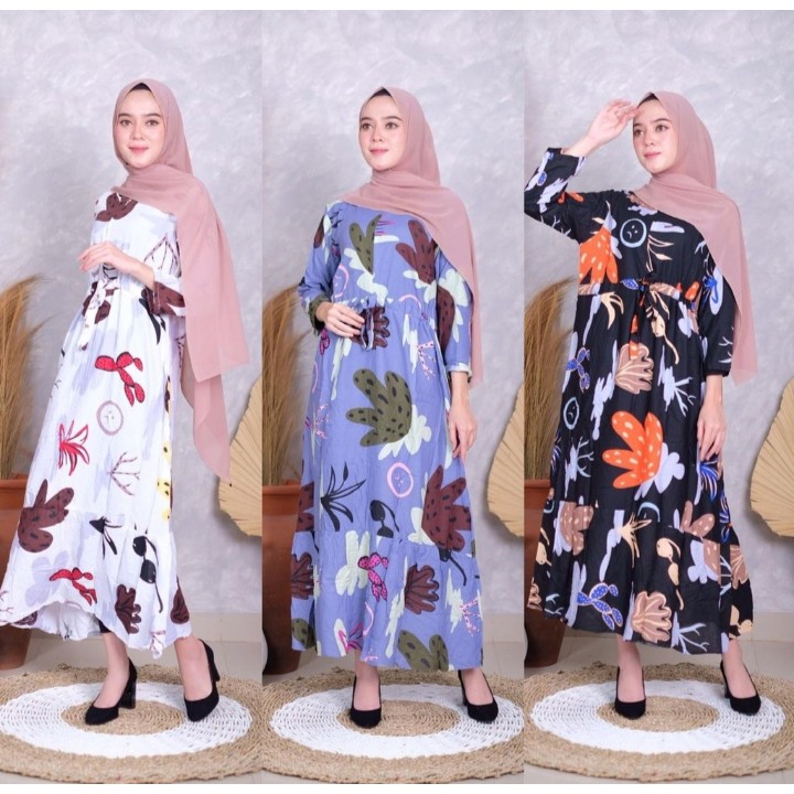 Gamis wanita model kaktus terbaru 2020