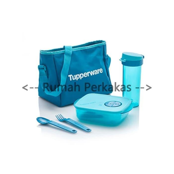 (ORIGINAL TAPERWARE) Tupperware Classy Glam paket bekal komplit TERMURAH