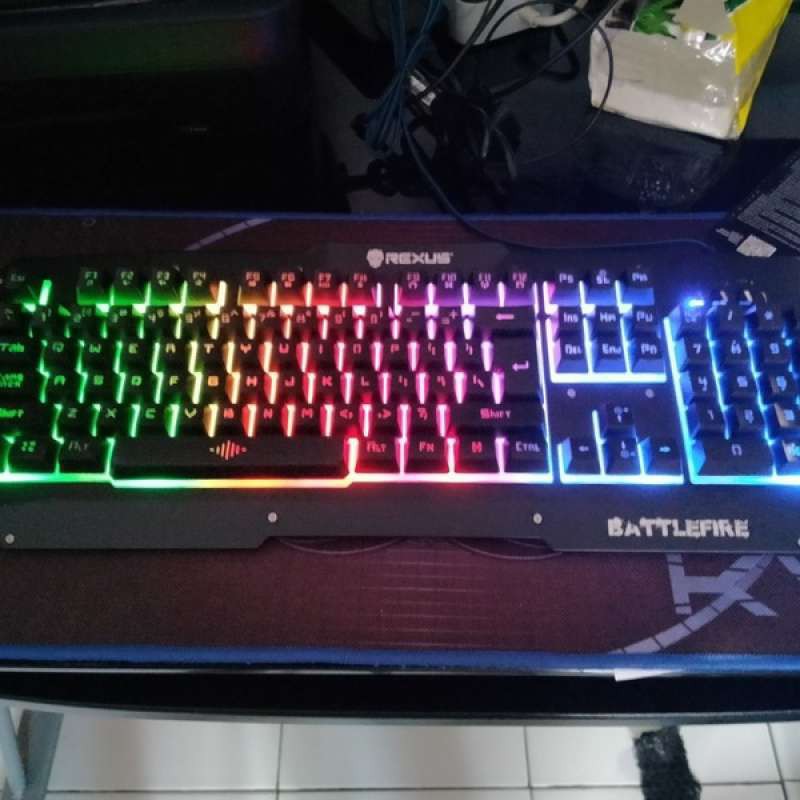 Keyboard Gaming Rexus K9D Semi Mechanical 19 Keys Anti Ghost RX-K9D