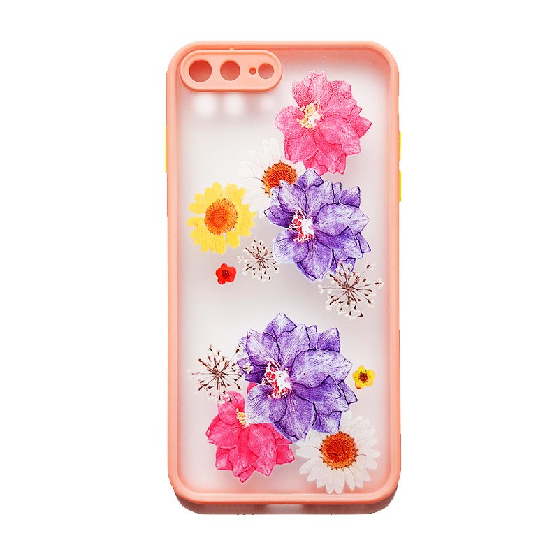 iPhone 11 12 5.8 11 6.1 11 6.5 PRO MAX X XS XR  XS MAX Summer Flowers Hybrid Gambar Pelindung Lensa