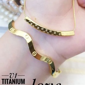 TiTanium set gelang kalung R31