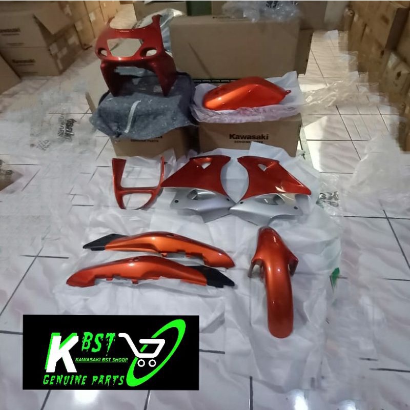 FULLBODY FUL BODY SET NINJA 150 RR OLD ORANGE ORIGINAL