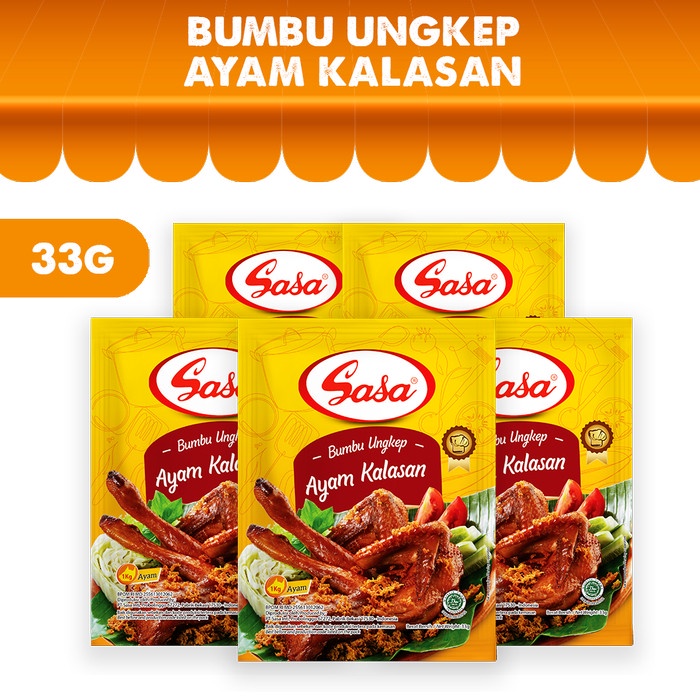

Instan-Masak-Bumbu- Sasa Bumbu Ayam Kalasan 33Gr - 5 Pcs -Bumbu-Masak-Instan.
