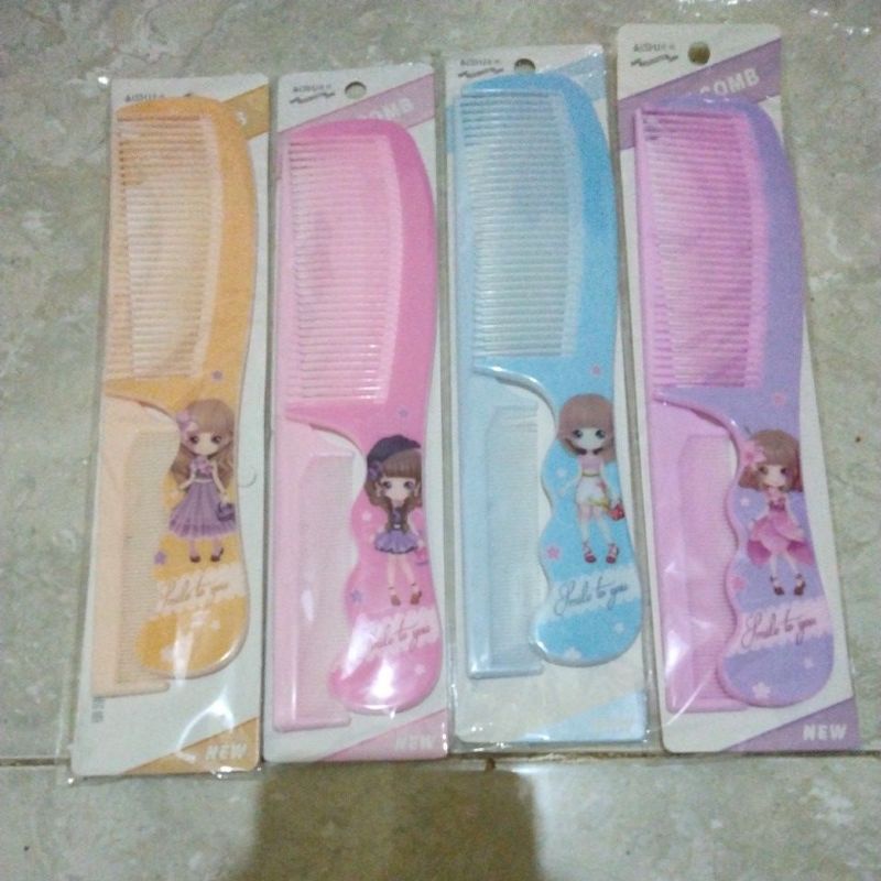 Sisir Rambut 2in1 import