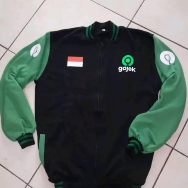 Sweater baseball gojek new logo