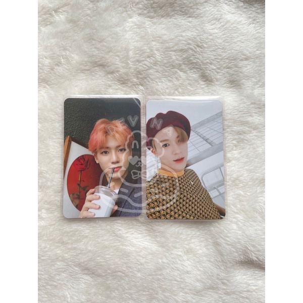 Photocard Jeno Jaemin We Go Up Selca WGU Pop Ice Baret Beret