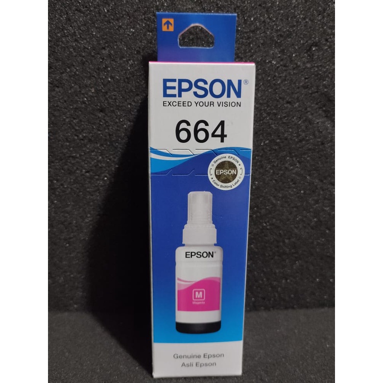 Tinta REFILL EPSON 664 Magenta ORIGINAL - MERAH