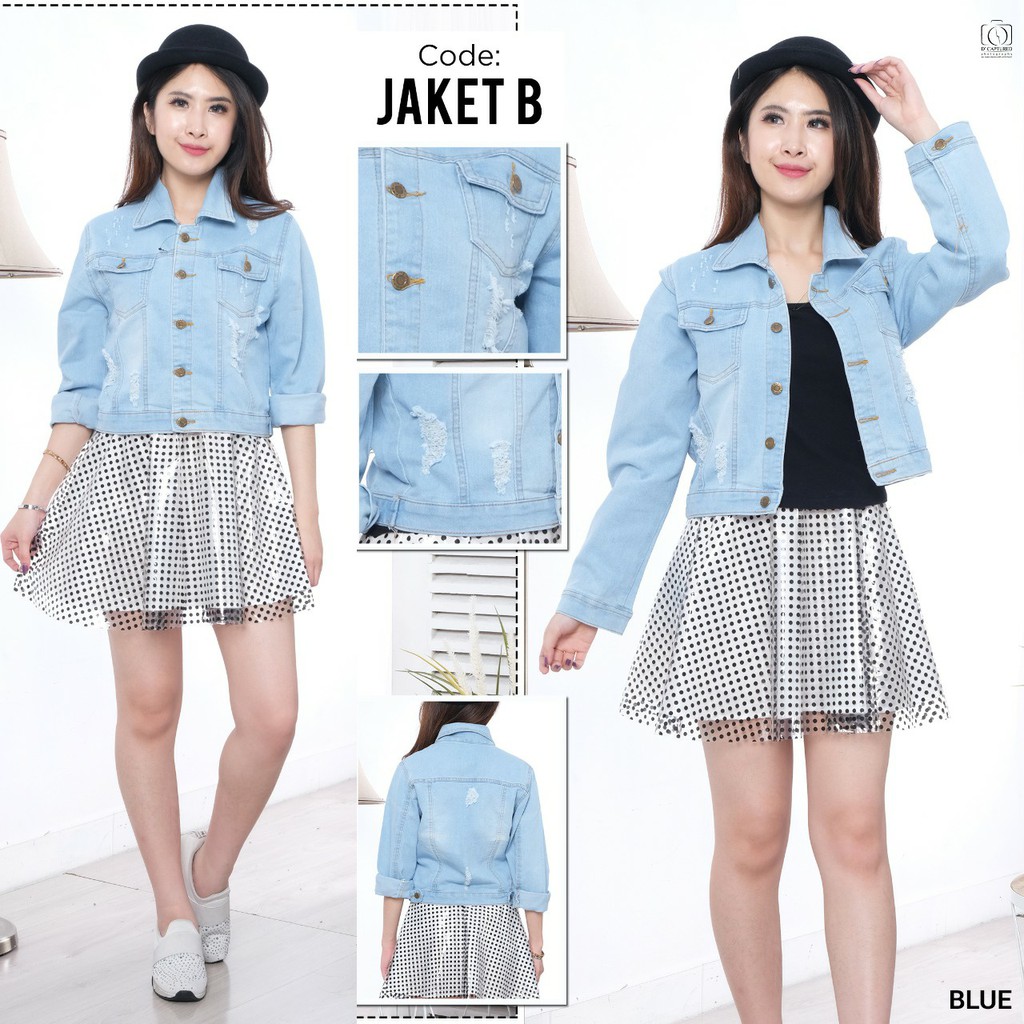 (COD) Jaket Lala Varian Warna / Pakaian Wanita / Atasan / Outerwear / Jaket