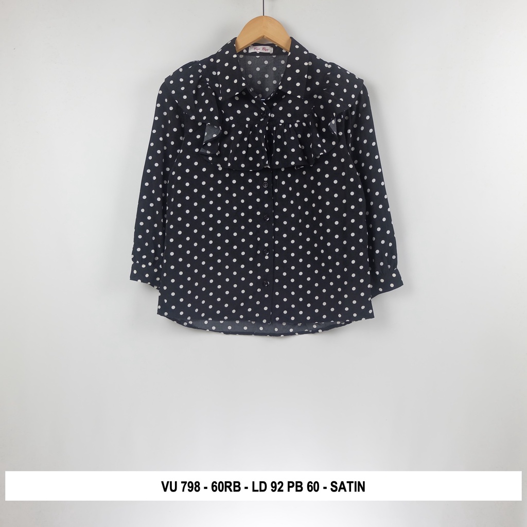 Thrift Blouse Vintage | Kode V3-VU 798