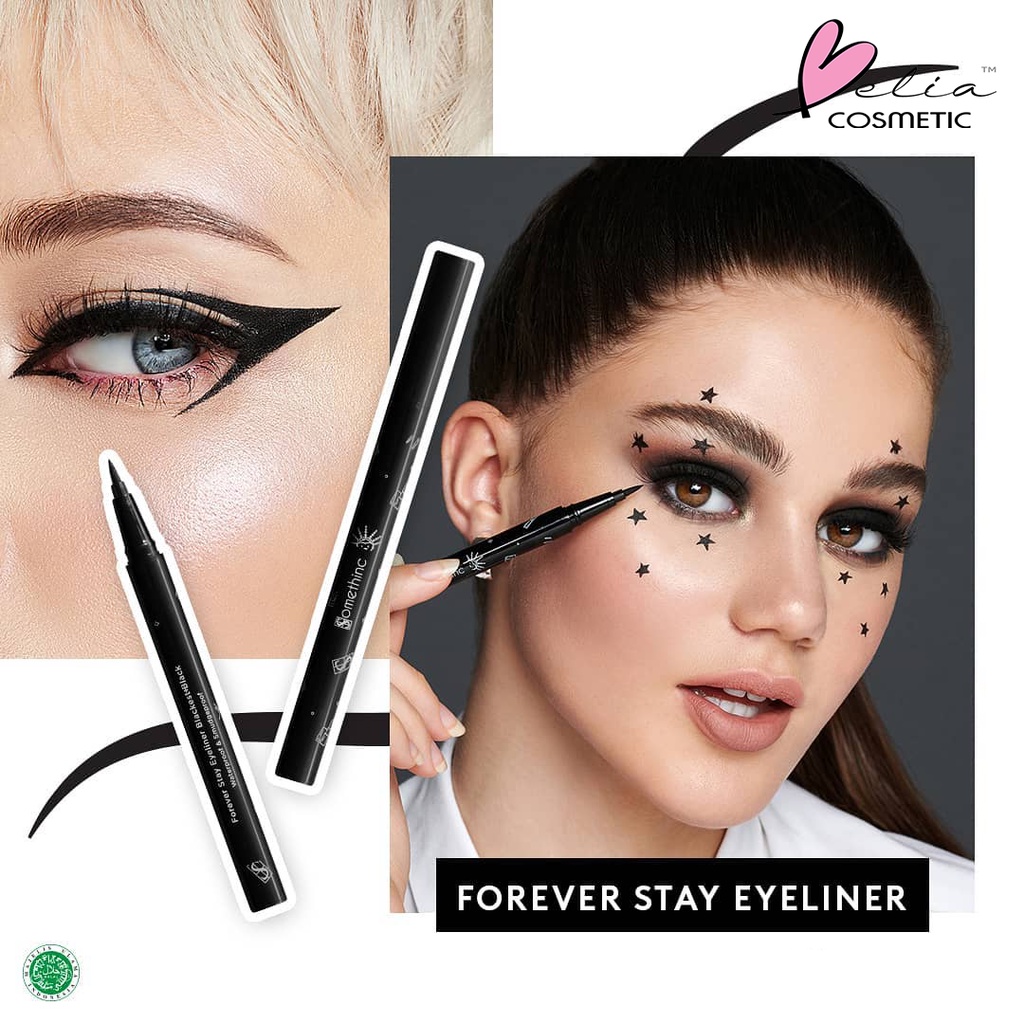 ❤ BELIA ❤ SOMETHINC Forever Stay Eyeliner | Waterproof | Smudgerproof | BPOM