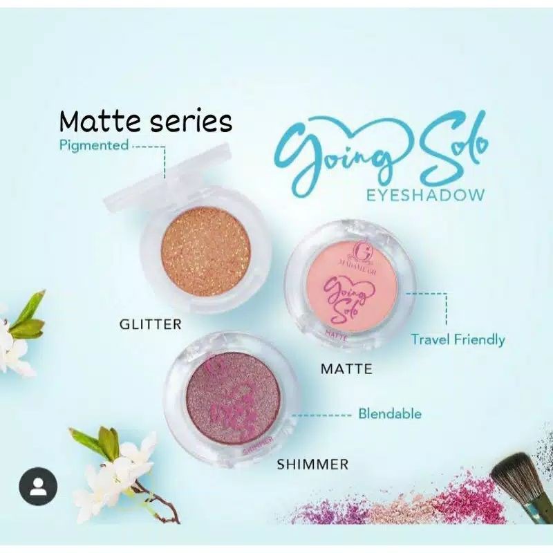Madame Gie Going Solo Matte Pressed Eyeshadow - MakeUp