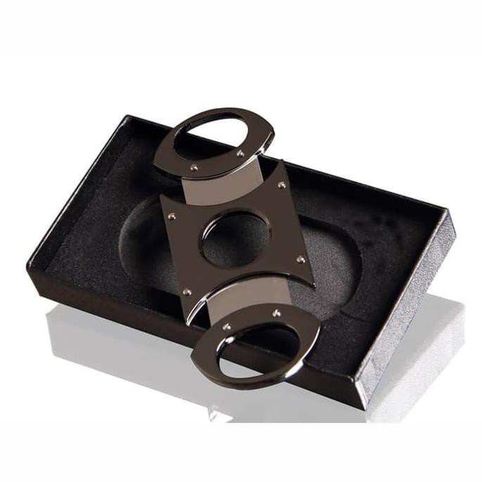 

Gunmetal Cigar Cutter With Gift Box - Alat Pemotong Cerutu Premium